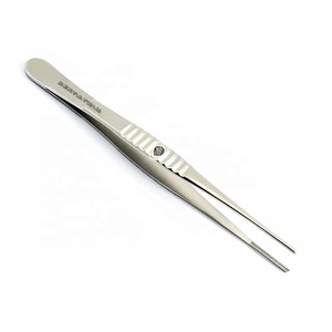 Debakey <span class=keywords><strong>Forceps</strong></span> Jaringan Atraumatic Pinset Jaringan Debakey Sudut Logo Kustom Instrumen Bedah Bedah Kardiovaskular - Product Image 2