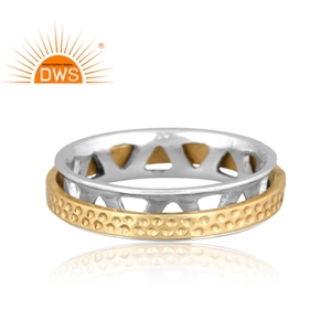 Handmade Design Fine Sterling <b>Silver</b> Unisex <b>Spinner</b> Band <b>Ring</b> <b>Silver</b> Jewelry For Women Gift For Her - Product Image 2