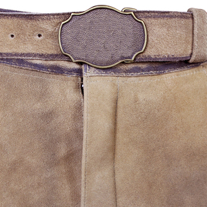 Pantalones cortos Lederhosen hechos a medida Patrón sólido Pantalones cortos tradicionales alemanes bávaros antiguos con bordado personalizado de impresión digital - Product Image 3