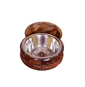 High Quality <b>Wood</b> Chapati Box New Design Eco Friendly Round Shape and Mini Wooden Box Packaging With Printed for Sale - Product Image 6