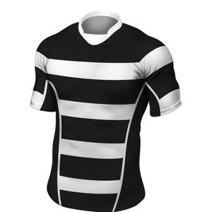 Camiseta de rugby de poliéster con sublimación de último diseño a la venta - Product Image 1