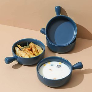 Bát Súp Sứ 21Oz Có Tay Cầm Bát Súp Hành Tây Pháp Cho Bộ Ngũ Cốc Hầm 4 SA0269 - Product Image 4