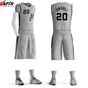 ชุดบาสเก็ตบอลชุดบาสเก็ตบอลพิมพ์ลายระบายอากาศ2023 - Product Image 1
