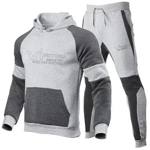 Design personnalisé Survêtements en coton Dernières nouvelles tendances Hommes Mode Street Wear 2 pièces Jogging Costumes