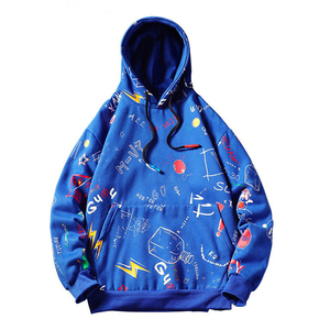 Sudadera con Capucha para Hombre, Estilo Urbano, Corte Regular, Spandex/Algodón, Estampado de Leopardo, Transpirable, Tallas Grandes, Alta Calidad - Product Image 2