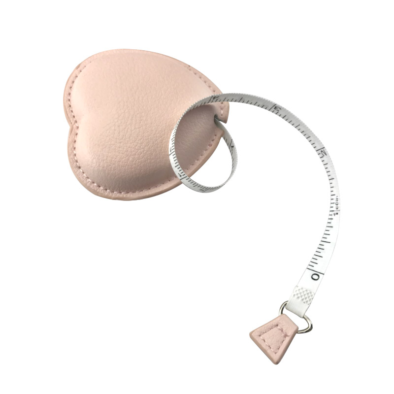 Оптовая продажа, измерительная лента розового цвета с индивидуальным логотипом