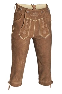 Oktoberfest bávaro 2022 hombres tradicional alemán rodillera larga Lederhosen cuero Real de alta calidad festivales de cerveza cortos - Product Image 2