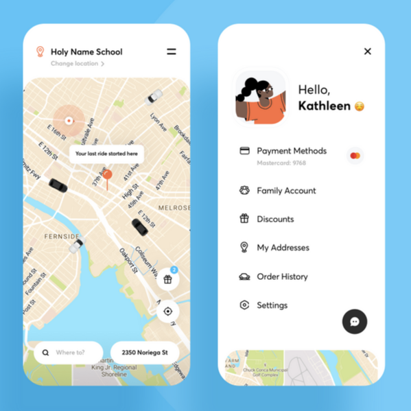 Приложение для такси с супер клон | Приложение для такси на Android