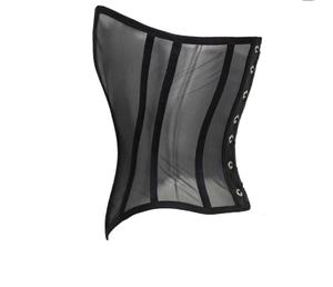 Bragas transpirables y cómodas con diseño cruzado de malla para mujer, moldeador de cintura y vientre con espina de pescado - Product Image 5