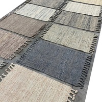 100% naturel texturé à la main tissé à la main intérieur extérieur lavable moderne Vintage non teint Jute Sisal personnalisé frange tapis tapis tapis