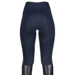 Leggings de equitación personalizados con agarre completo para mujer, unisex, antideslizantes, de secado rápido, transpirables, tallas grandes, al por mayor - Product Image 3