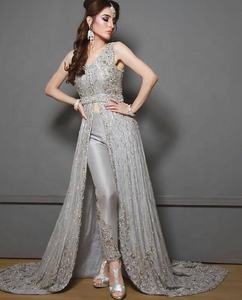 ATIYA LIBAS hermoso estilo de calle alta indio/pakistaní ajuste acampanado hasta el suelo chaqueta pantalón para fiesta de boda Vestido pesado - Product Image 1