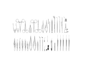 Instruments de chirurgie vitréo-rétinienne, ensemble d'instruments de chirurgie vitréo-rétinienne - Product Image 3
