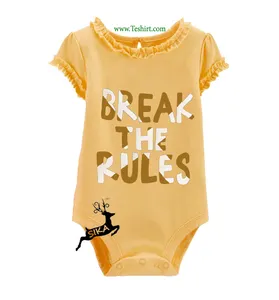 Baju Monyet Bayi Buatan Katun Organik 100% Pemasok India Tirupur Amerika Belanja Online Oem Katun Organik Kustom Kualitas Eropa
