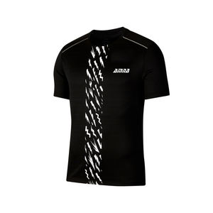 Camisetas informales de color negro para hombre con camisetas con estampado de logotipo personalizado hechas en Pakistán - Product Image 1