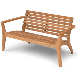 Banc en teck pour extérieur, fabriqué en Indonésie - Product Image 2