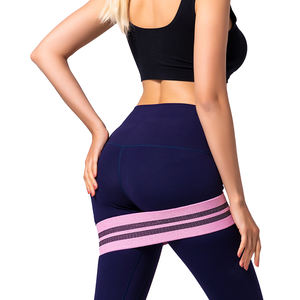 Assortiment de 3 bandes de résistance en tissu, avec Logo personnalisé, pour exercices de Fitness et entraînement à domicile - Product Image 1