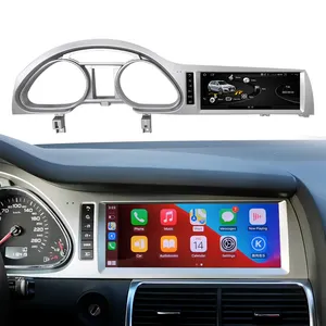 10.25 Android 11 lecteur DVD de voiture pour Audi Q7 2005-2015 moniteur de Navigation GPS autoradio WIFI USB CarPlay Wifi Carplay