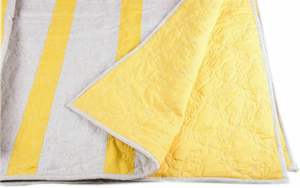 Couvre-lit en patchwork fait main 100% lin 40s, multicolores, emballage personnalisé, marque Kaushal, pour la maison et l'hôtellerie - Product Image 4