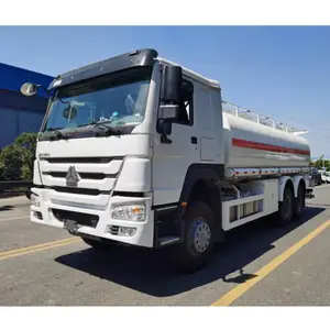 10 Wheeler Fuel Tanker Truck HOWO 25000L Oil Transport Truck Mobile Refueling Truck for Sale in Kenya