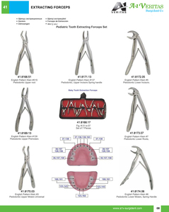 Instrumentos dentales de acero inoxidable de alta calidad, fórceps de extracción de dientes pediátricos, fuente de alimentación Manual reutilizable, precio al por mayor - Product Image 3