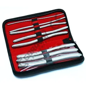 HOT SALE GORAYA GERMAN 8 HEGAR DILATOR SOUNDS SET 7.5 GYNO SURGICAL INSTRUMENTS ( HIGH QUALITY ) CE ISO APPROVED