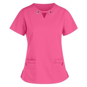 Personalizado de los proveedores de alta calidad uniforme de enfermera de matorrales médicos elástico Spandex uniformes Medico uniformes exfoliantes - Product Image 6