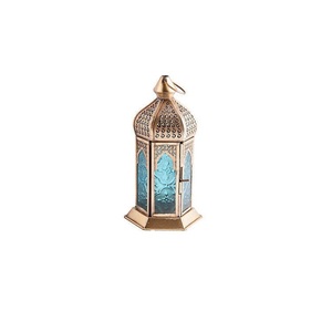 Farol de Metal Hecho a Mano con Acabado Antiguo, Decoración para el Hogar, Balcón, Decoración para el Hogar y Hoteles, Iluminación de Mesa - Product Image 1