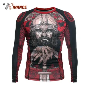 High Quality Custom Full Sublimated MMA Rash guard