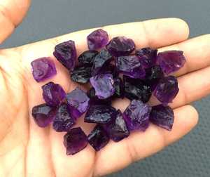 10ชิ้นพลอยอเมทิสต์ธรรมชาติอัญมณีหลวมขายส่งธรรมชาติทำลูกปัดหิน - Product Image 3