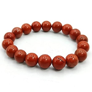 Genuine Red Jasper Stretch <b>Bracelet</b> 4mm Semi-Precious Gemstone Beads - Product Image 5