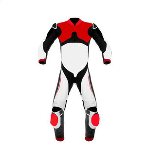 Combinaison de moto en cuir, vêtements de course automobile, ensemble de deux pièces - Product Image 6