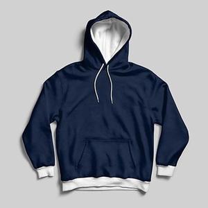 เสื้อฮู้ดผ้าฟลีซสำหรับผู้ชายเสื้อฮู้ดผ้าคอตตอน100% ไม่มีลายปรับแต่งได้ - Product Image 3