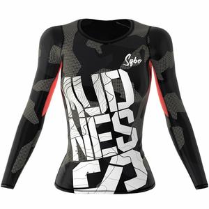 Custom Logo High Quality Wholesale Plain Jiu Jitsu Fitness <b>Swim</b> <b>Shirts</b> Printed Long Sleeve MMA <b>for</b> <b>Men</b> Bjj Rashguard Rash Guard - Product Image 6