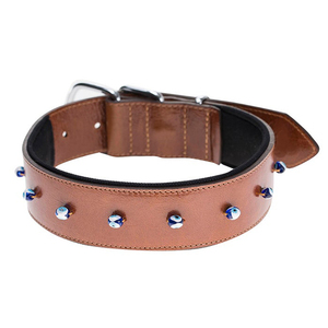 2024 Luxury Genuine Leather Dog <b>Collar</b> Customized Large Size Durable Metal Buckle Animal Print <b>Lace</b> Personalized - Product Image 6