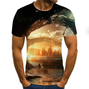 Oem Clothing-camisetas de algodón para hombre, camisas de gran tamaño con anillo de 220GMS - Product Image 2