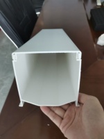 Système de culture hydroponique NFT 110*110mm, gouttière en PVC, gouttières faciles à ouvrir, blanches, carrées, solides, en PVC industriel