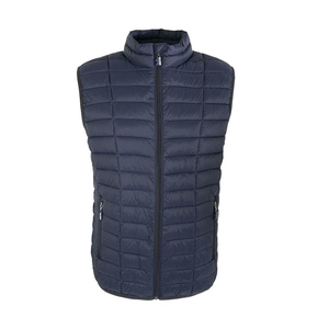 Chaqueta acolchada sin mangas profesional para hombre, estilo informal, cuello levantado, cierre de cremallera, diseño personalizado, de talla grande Color, transpirable - Product Image 2