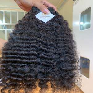 Extensions de cheveux bouclés burberry de haute qualité, pièces, pour bébés, simple doners, meilleur fournisseur du Vietnam, vente en gros - Product Image 1