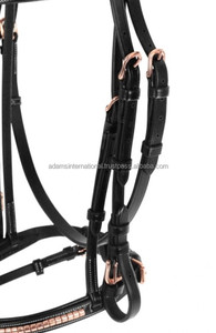 Rose Gold Horse Clincher Bridle High Quality Leather <b>Fitting</b> <b>Best</b> in Class Product - Product Image 4