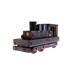 Wood Made Toys Steam Train Model for Kids Christmas Gift