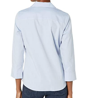 Blouse d'été décontractée vintage tissée à manches longues pour femme, personnalisable ODM, vente en gros, prix abordable, en stock, éco-responsable