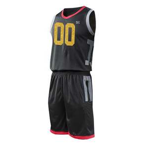 Maillot de basketball personnalisé pour homme avec logo imprimé par sublimation – Tailles plus, respirant, séchage rapide, 100 % sport – Prix abordable - Product Image 3