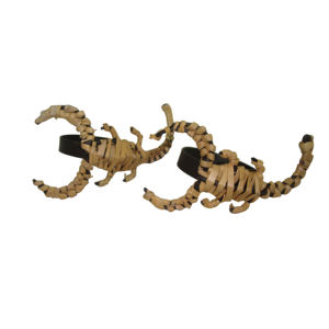 Anneau de serviette en perles d'or, bandeau pour serviettes en verre - Product Image 6