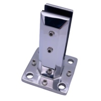 Pince de fixation en acier inoxydable moderne Chuanlan Duplex 201 pour balustrade en verre, idéale pour les villas, les hôtels, les balcons et les clôtures de piscine