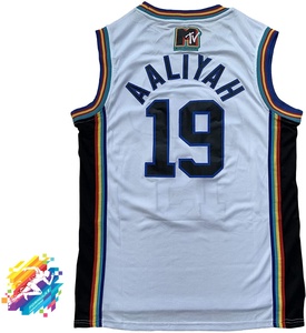 Maillot de basket-ball professionnel unisexe Formula1 Industries, design Space Movie, tailles supplémentaires S-XXXL, blanc, séchage rapide, 2020 - Product Image 2