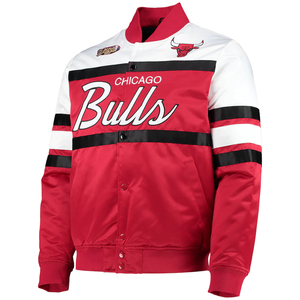 แจ็กเก็ตเบสบอลผ้าซาตินสำหรับผู้ชายและผู้หญิงเสื้อแจ็กเก็ตเบสบอลสไตล์เมืองสไตล์สตรีทเหมาะสำหรับแบรนด์และอินฟลูเอนเซอร์ออกแบบได้ตามต้องการ - Product Image 5