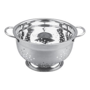 Colador de acero inoxidable con asas, apto para lavavajillas, colador duradero para uso en la cocina - Product Image 1