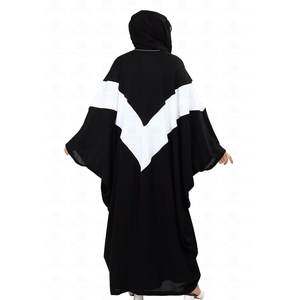 New Model Open Muslim <b>Kaftan</b> Abaya Dress for <b>Women</b> 100% Cotton Solid Long Wholesale Supply From Pakistan Dubai - Product Image 3