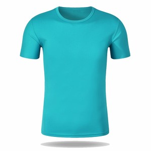 T-shirt de sport élastique pour hommes, col rond, séchage rapide, exercices de Fitness, nouvelle collection 2020 - Product Image 3